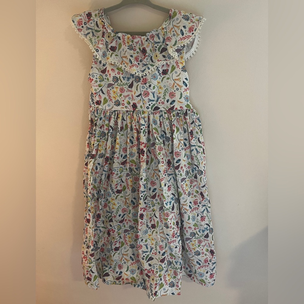 Bella Bliss Pink  Sundress with Flutter Sleeves